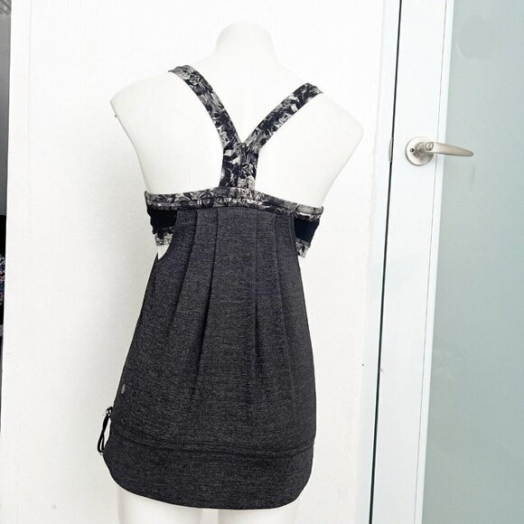 Lululemon Rest Less Tank In Flowabunga EUC Size 6 - Picture 8 of 14